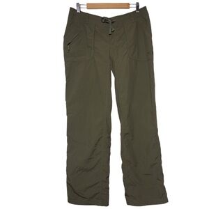 THE NORTH FACE Horizon Tempest Pant Convertible Roll Tab Hiking Size 12 Green